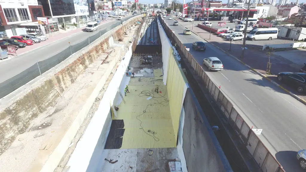 Antalya 3. Aşama Raylı Sistemler Sakarya Bulvarı Alt Geçidi Antalya 3. Aşama Raylı Sistemler Sakarya Bulvarı Alt Geçidi